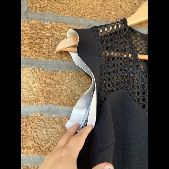 Sandro  paris black mesh dress size 3 - Picture 7 of 14